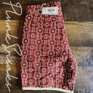 KITH Textured Stitch Allen Short • Red • 2024